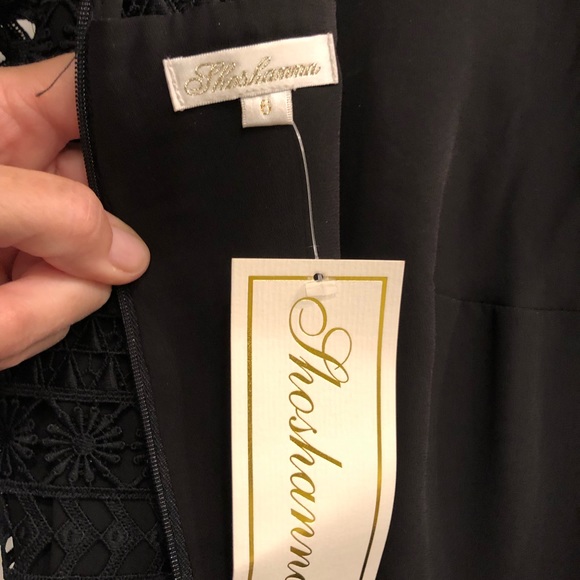 NWT Shoshanna Black Sheath Dress - Picture 2 of 4
